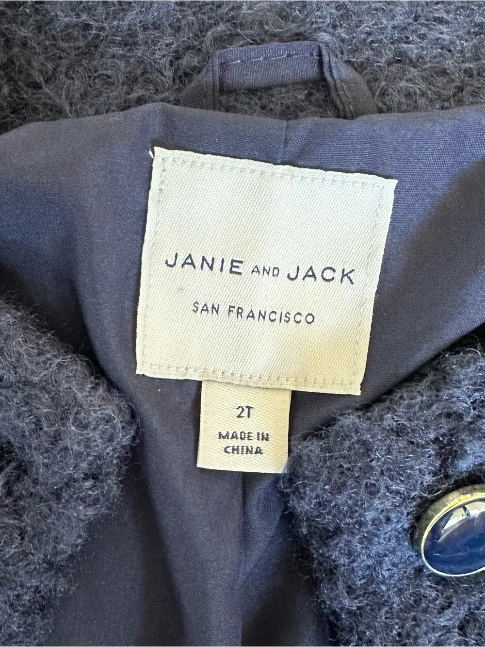 Janie and Jack textured bouclé